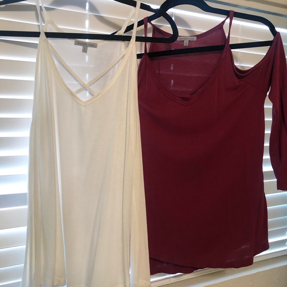 Open shoulder long sleeves